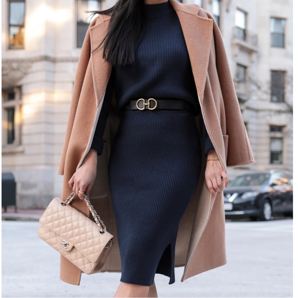 Edited Pieces Knit Sweater and Skirt Set